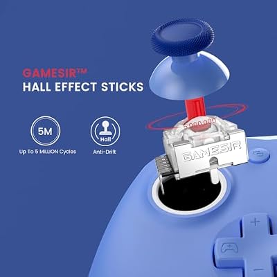 GameSir G7 SE Wired Controller for Xbox Series X|S, Xbox One & Windows 10/11, Plug and Play Gaming Gamepad with Hall Effect Joysticks/Hall Trigger, 3.5mm Audio Jack (Blue)