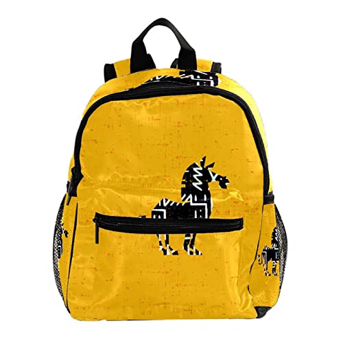 Sac à dos pour garçons et filles motif chien vert multicolore 30,5 cm bagage enfant