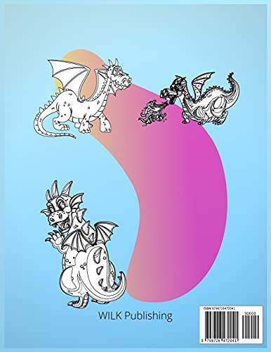 Dragon Coloring Book For Kids Ages 9-12: Great Collection Of Beautiful And Unique Dragon Designs image 4