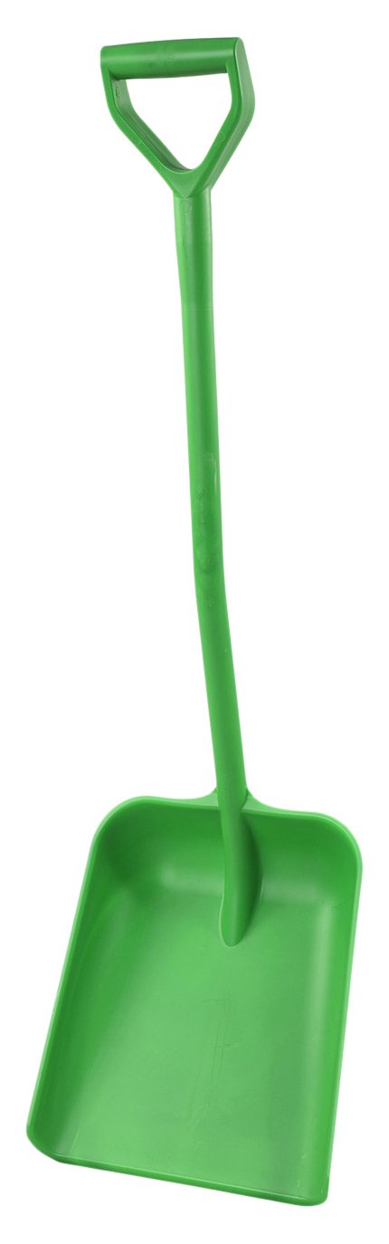 FBK 14104 5 Pala Monobloc, Mango Corto, 330 x 380 x 1120 mm, Verde