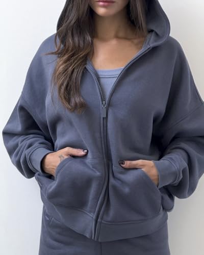 Image of florence by mills Women's Cozy Crush Oversized Zip Hoodie