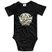 SADODER Ricky Bobby Racing Toddle Infant Bodysuit Climbing Short-Sleeve Onesie Jumpsuit Romper Black 0-6 Months