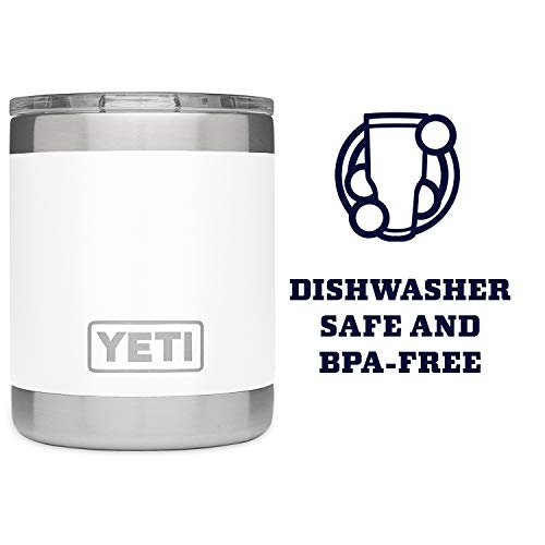 YETI Rambler 10 oz Lowball with MagSlider Lid - Vacuum Insulated Stainless Steel