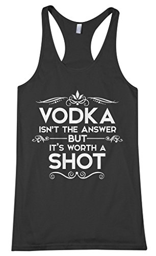 Threadrock Women's Vodka Isn't The Answer Racerback Tank Top