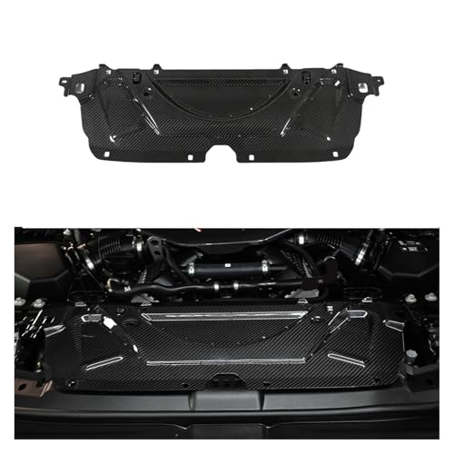 G90 ドライカーボンファイバー ウォータータンクカバー と互換性がある BMW G90 M5 フードアップグレード 冷却シュラウド M5 ラジエーター冷却パネルカバーと互換性あり(M5 G90 Matte Finish)