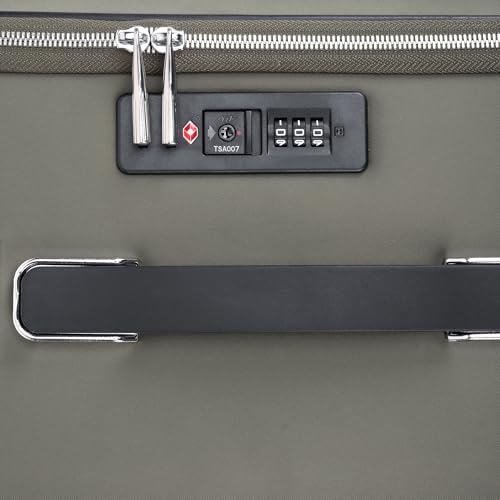 Image of AETHON Hover Luggage Cabin | Carry-On Spinner Luggage | Durable Softshell Suitcase with Expandable Storage | 4-Wheel Rolling Suitcase with Telescopic Handle - Travel Bag for Business (Olive)