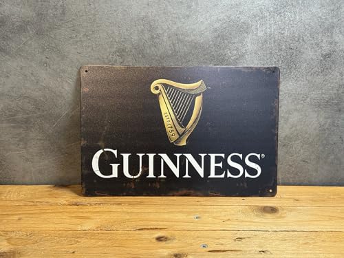 PLAK2L -Plaque Métal Vintage Décorative Guinness 10940-30x20cm