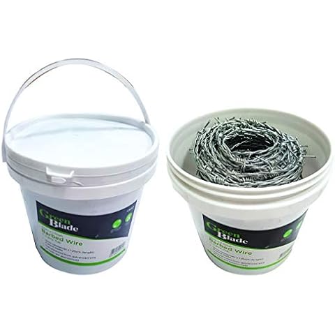 Green Blade BB-CW121 30m x 1.7mm Galvanized Barbed Wire in Carry Tub Cover