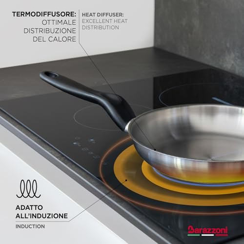 Barazzoni Wok 28 cm acero inoxidable negro miniatura 4