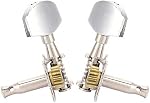 Mécaniques de Tuning pour Ukulélé, Mécaniques de Style Classique 2L2R pour Ukulélé, Pièces DIY (Argent)