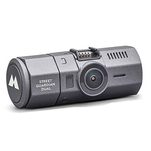 Midland Street Guardian Dual C1285, Double Caméra de Tableau de Bord, Double Caméra Vidéo de Voiture avec Enregistreur, Full HD 1080p, Grand Angle 160°,...