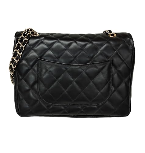 DIAMONDS are Eternal XL Max Genuine Leather Shoulder Bag, Leather Interior Double Flap Bag, Convertible Crossbody Bag, Handmade Greek Purse3