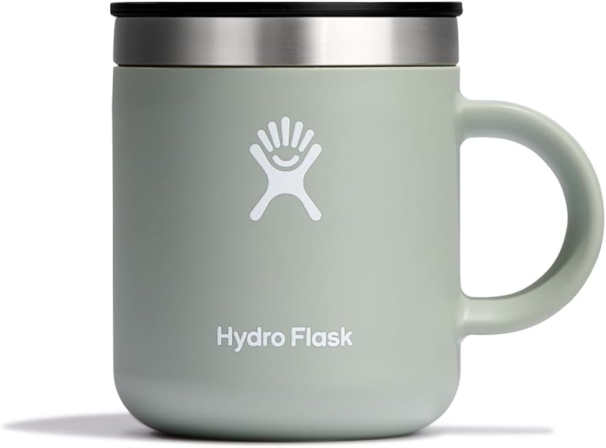 Hydro Flask Coffee Mug – Insulated Stainless Steel, Non Spill, Leak Resistant Travel Mug 6 Oz Agave
