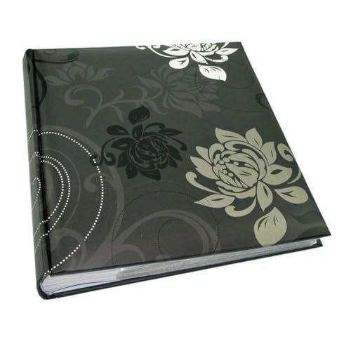 walther design Álbum de Fotos Negro 200 Fotos 11,5 x 15,5 cm Cuaderno de Notas Grindy ME 201 B