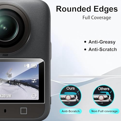 Image of VERTUS Premium Tempered Glass Screen Protector for DJI Osmo 360 Action Camera