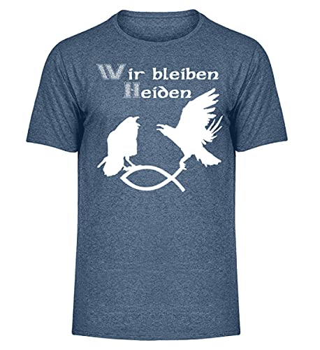 T-Shirt pour Homme Hugin & Munin vêtement masculin gris chiné taille XX-Large
