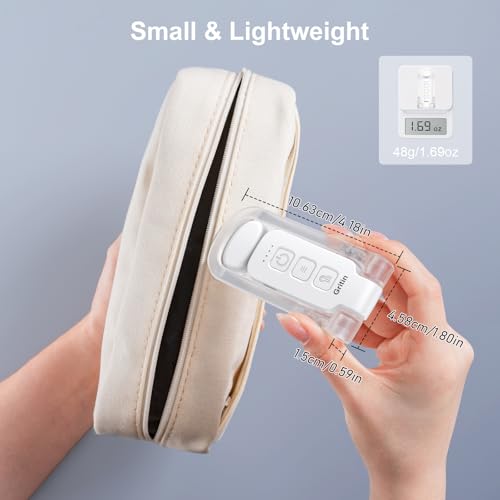 Gritin Leselampe Buch Klemme, USB C Wiederaufladbare Klemmleuchte für Lesen ins Bett, LED Buchlampe mit 3 Farbtemperatur Modi & 5 Dimmbare Helligkeiten, Augenschonend Leselicht 6