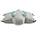 Pillow Pets 16” Blue Velociraptor Stuffed Animal, Jurassic World Dinosaur Plush Toy