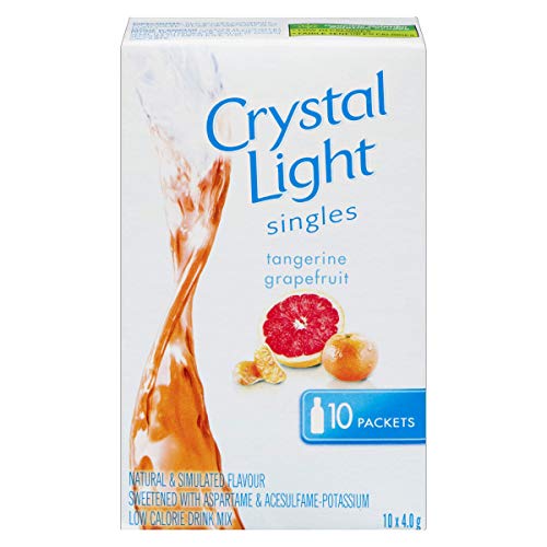 Crystal Light Singles Tangerine Grapefruit 40G 10 Servings Imported From Canada #TOP28
