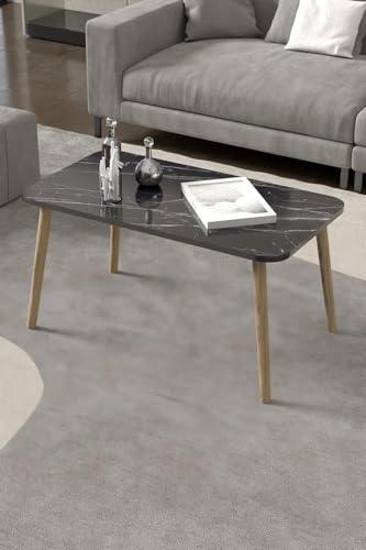 Image of Shoppee Fold-able Rectangle Shaped Side Table /Tea Coffee Breakfast Laptop Table (Black)