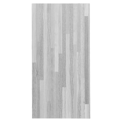 KONTONTY Suelo para Mini Casa de Muñecas Tablón de PVC Imitación Madera Color Gris Claro Tamaño 30X152 CM Accesorio de Decoración para Escenarios y Manualidades de Casas de Muñecas