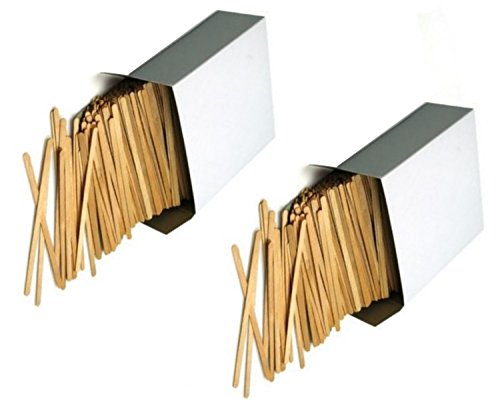 TRENDSKY 2000 varillas de madera biodegradables para tazas de café, 14 cm, para tazas de café to Go, respetuosas con el medio ambiente e impermeables Cover