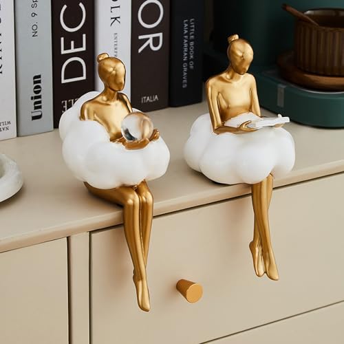 Estatua decorativa Cloud Girl para mesa miniatura 2