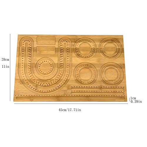 Lucbei Bamboo Combo Beading Board For Jewelry Bracelet Making And Other Necklaces Design Mats Trays (Color : B, Size : 45 * 28 * 1Cm) #TOP6