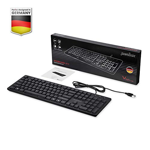 Perixx 11474 Periboard-317 Wired Backlit Usb Keyboard thumb #5