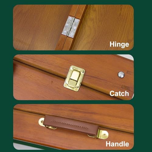 Mesa Plegable de Mahjong con 144 piezas, Verde miniatura 5