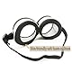 4sold Goggles Brille Brille Gläser Augen Tolles Kostüm das du brauchst Lustige Cartoon-Figur mit Brillenaugen Für Halloween und Karnevalskostümpartys Gelbe Figur (Grau)