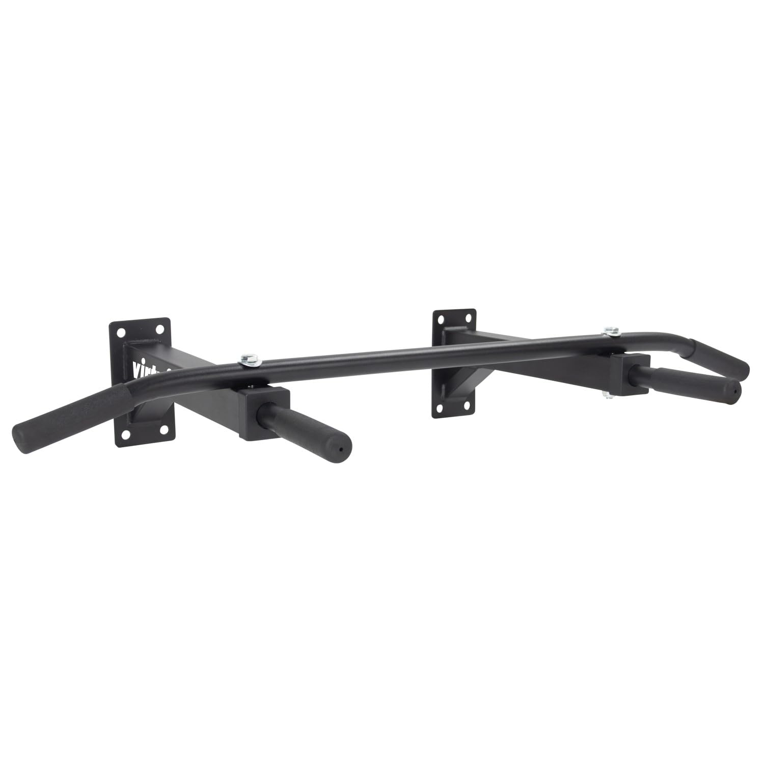 VirtuFit Barra per trazioni multifunzione Pro – Pull Up Bar – Montaggio a parete – Include materiale di fissaggio – Nero