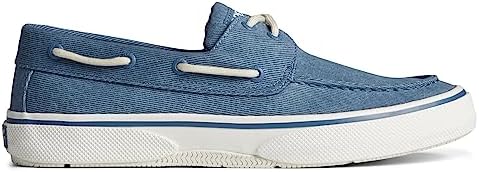 Sperry Halyard 2-Eye Washed Twill China Blue 16 M (D) | Image 1