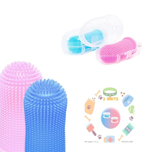 Cylindrical dog toothbrush for Dogs–the Easy to Use Dog Tooth Bru...