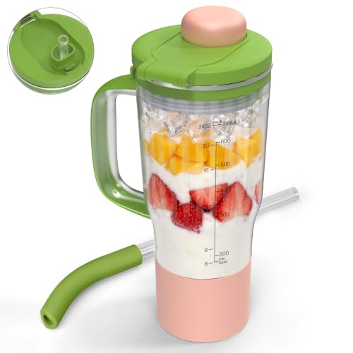 Image of 26oz Blender Cup Replacement for Ninja BlendBOSS | Travel Tumbler with Sip & Seal Lid, Compatible with Ninja DB301 DB351 Blender