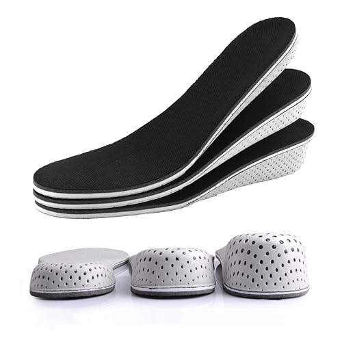 ｂｅｎｒｉｉシークレットインソール【2cm/3cm/4cm】高さ選べる 男女兼用 中敷き 身長アップ 通気性◎ 疲れにくい クッション入り 22.5～27.5cm対応 (2cm×1組)のサムネイル