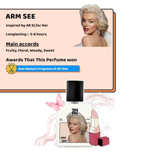 Image of TMPerfumehouse ARM SEE EDP for Women | Fruity, Floral & Long Lasting Perfume Spray | Woody, Vanilla & Aromatic Fragrance | Luxury Gift for Her | TMPH | 50ml