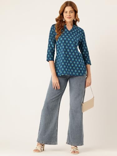 Image of feranoid Stylish Women's Printed Kurti - Comfort Meets Elegance| (S to XXL)