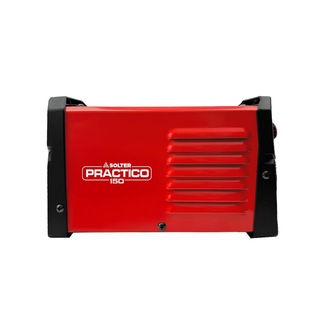 Solter PRACTICO 150 LD – Inverter de Soldadura MMA/LIFT TIG 150A (20%) | Compacto y Ligero | 220V | Electrodos Ø2,5/3,2mm | Equipo Profesional con Protección Térmica y Ventilación Forzada