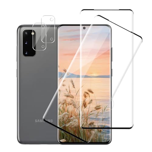 Anti-impronte: Samsung Galaxy S20 Plus 5G Screen Protector e Camera Lens Protector sono rivestiti di oleofobia, in modo che la superficie della protezione sia liscia al tatto, non lascerà macchie e ha un'eccellente resistenza all'acqua e alle impronte digitali