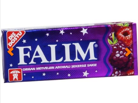 Falım Orman Meyveleri Aromalı Şekersiz Sakız 7 g (20 ADET)