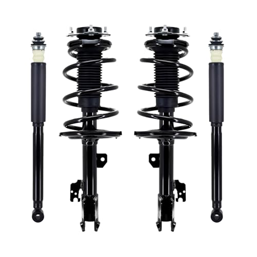 PM Auto Set 4 Front Quick Complete Strut-Coil Spring-Rear Complete Shock Kit For 2015-2020 Toyota Sienna