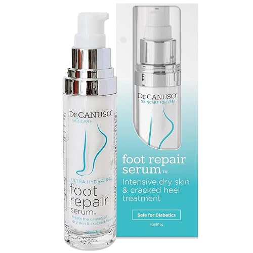 Dr. Canuso Foot Repair Serum, Medical Strength Cracked Heel Treatment, Lotion for Fast Acting Relief for...