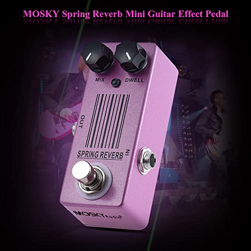 OUSIKA MP-51 Spring Reverb Mini pédale d’effet Guitare Unique True Bypass, Mini pédale d’effet Guitare - Les Beatles, Paul McCartney, John Lennon, RIngo Starr, George Harrison OUSIKA MP-51 Spring Reverb Mini pédale d'effet Guitare Unique True Bypass, Mini pédale d'effet Guitare – Image 5
