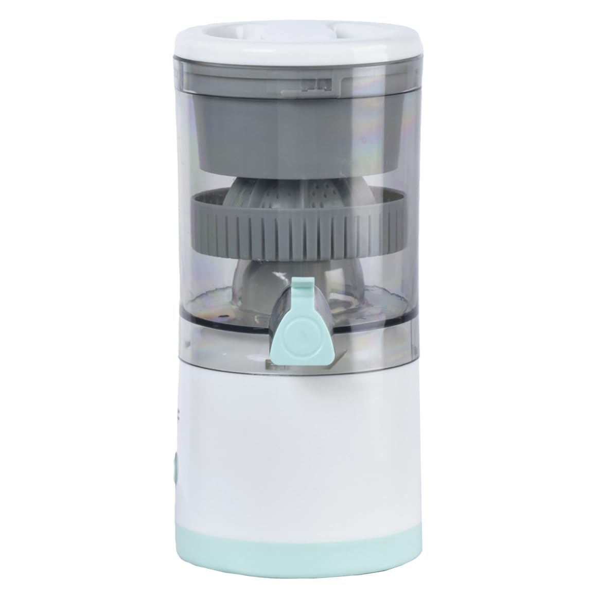 Meubletmoi Presse Agrume Portable et Électrique en Plastique Blanc et Bleu avec Chargeur USB - LOUPIO