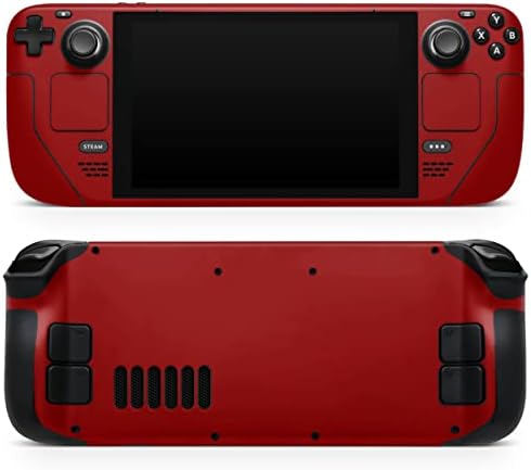 Design Skinz - Compatible with Steam Deck - Skin Decal Protective Scratch-Resistant Removable Vinyl Wrap Cover - Solid Dark Red