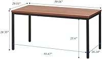AAIRLLEN 30x60 Inch Sturdy Computer Desk - Modern Home Office Writing Table for Work, Study, Gaming & Dining