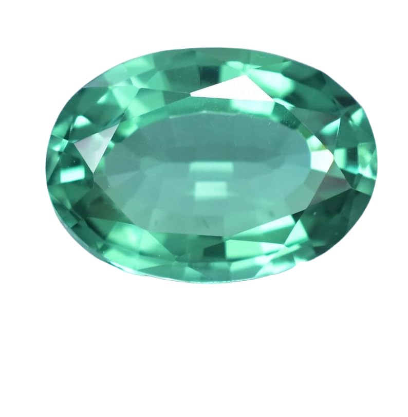 Émeraude naturelle ovale 19x13mm pour création de bijoux uniques de haute joaillerie