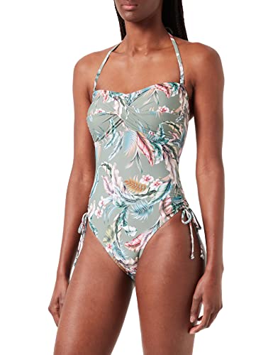 ESPRIT Damen Badeanzug Malibu Beach Rcs Swims.band., Light Khaki, 40