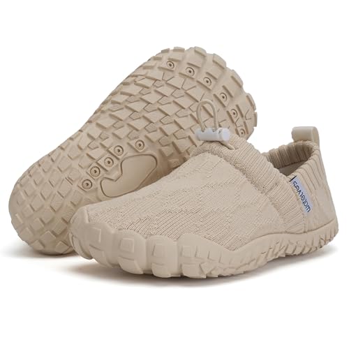 WateLves Kids Barefoot Water Shoes Boys Girls Breathable Wide Toe Slip On Beach Walking Shoes Toddler Swim Shoes Little Big Kid Minimalist Sneakers2